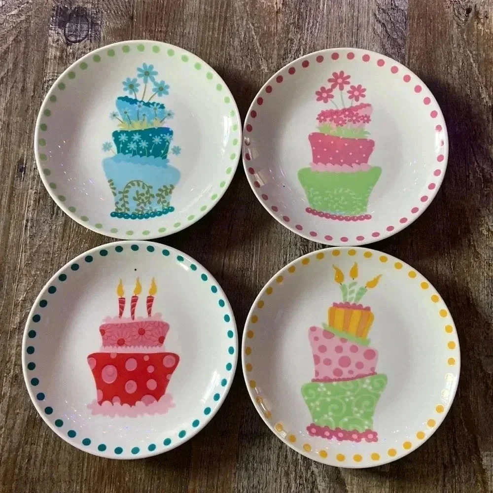 Boston  Warehouse | Set of 4 Cake Plates